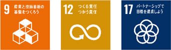 SDGs9、12、17